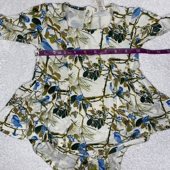Kate Quinn side skirted bamboo long sleeve bodysuit 18/24m - Picture 3 of 6